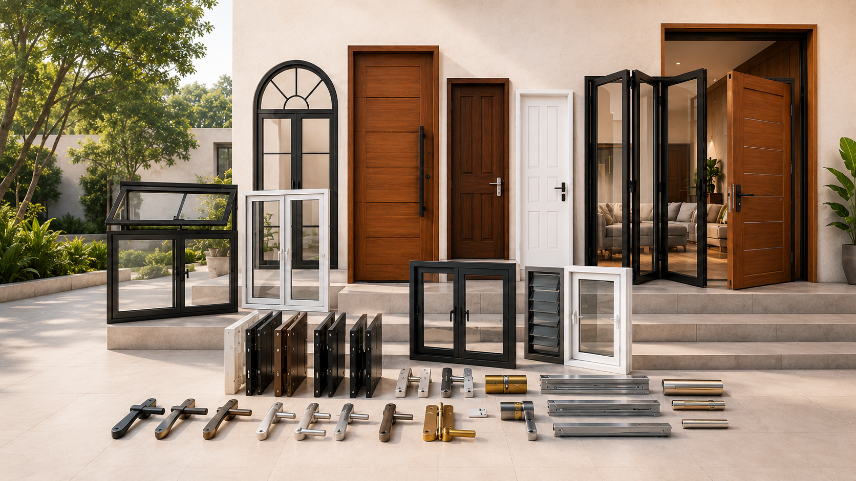 Produk Pintu & Jendela dan material proyek di TB Sri Rejeki