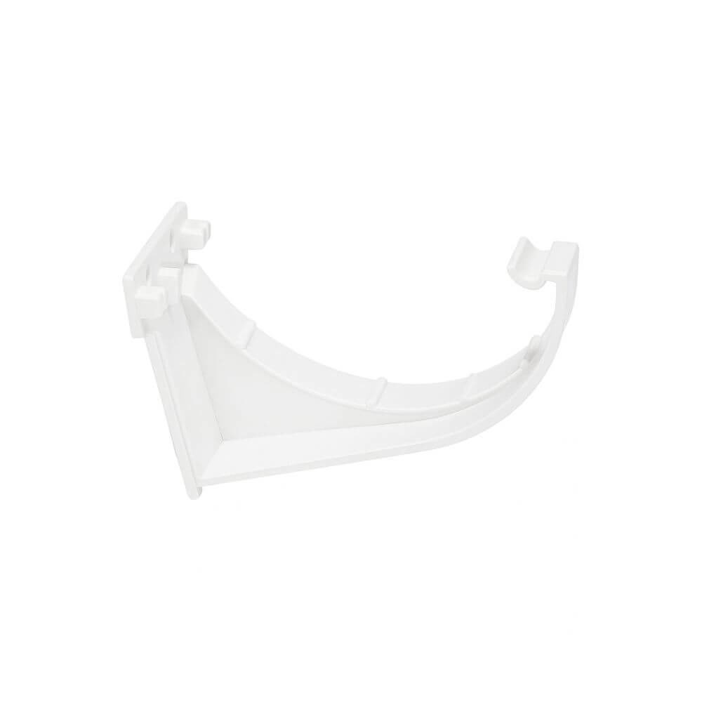 112mm Half Round Multi Fix Fascia Bracket White