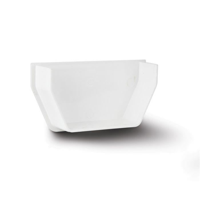 114mm Square Internal Stop End White