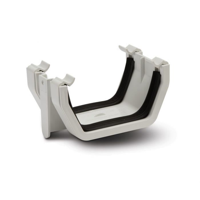 114mm Square Union Bracket White