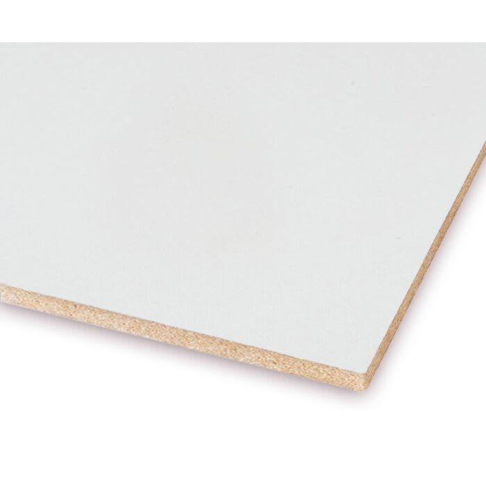 15mm White Melamine Faced MDF Board 2440mm x 1220mm (8' x 4')