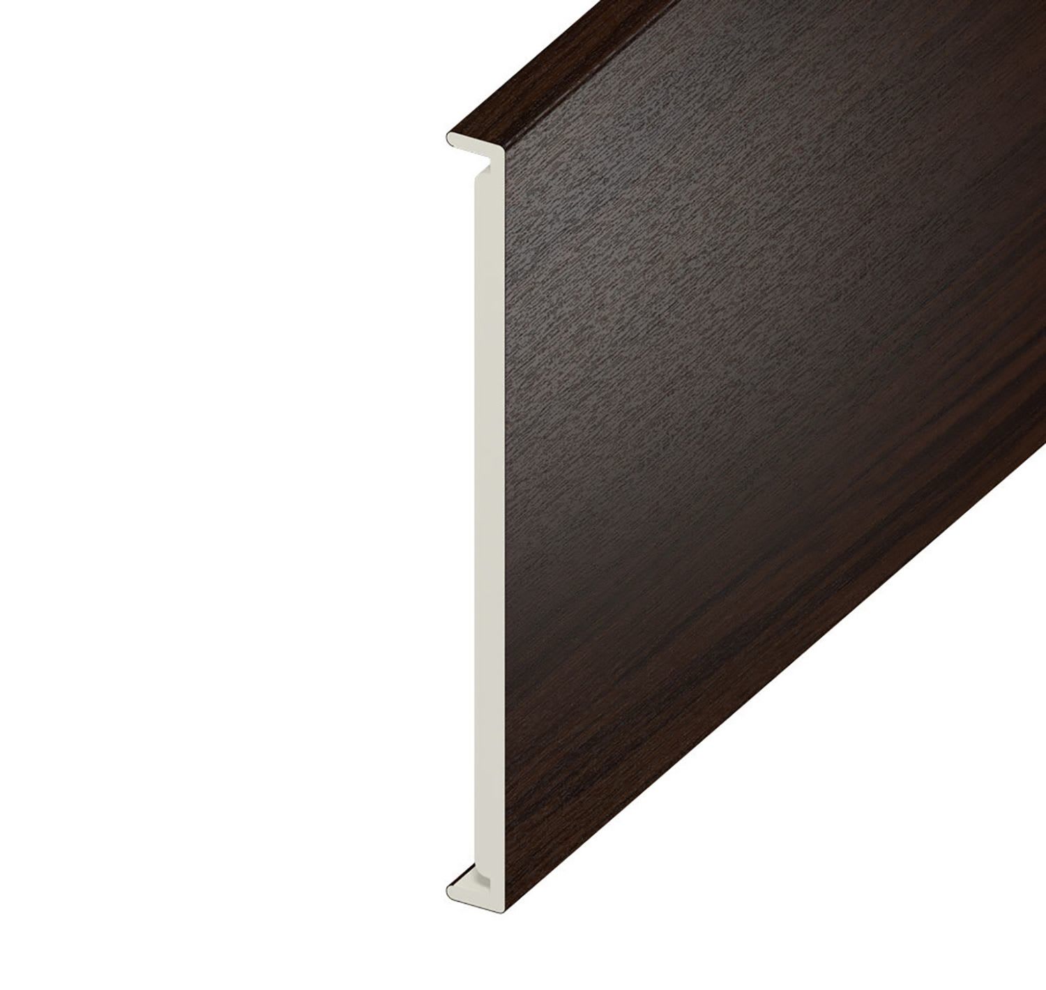 18mm Plain Rosewood Double Fascia Board 350mm x 5m