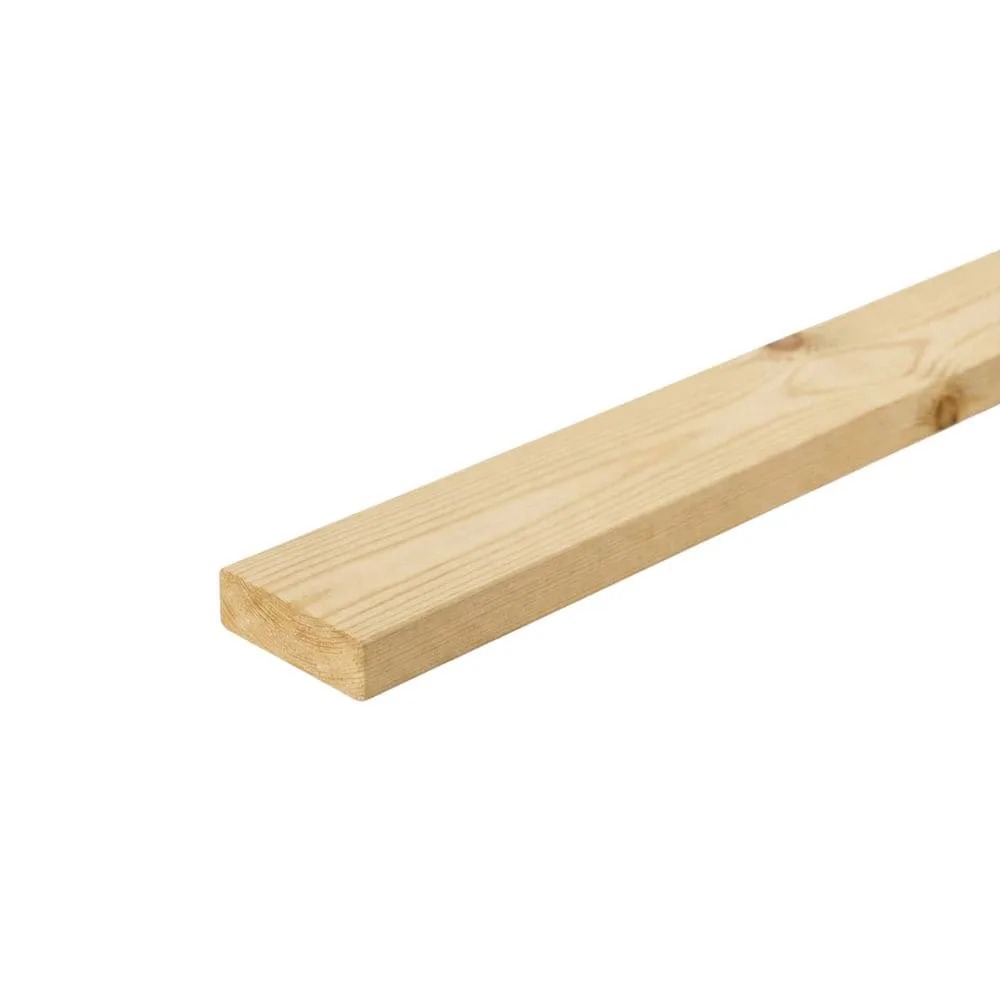 25mm x 100mm PAR Softwood Timber (4'' x 1'') Finish 20.5mm x 94mm - 1 Metre