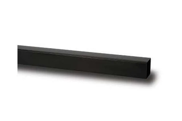 65mm Square Downpipe Black 5.5m