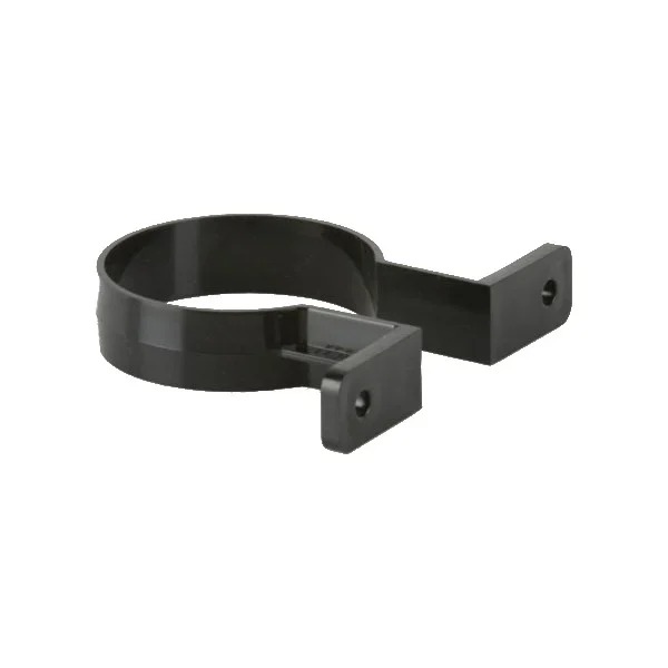 68mm Round Downpipe Bracket Black