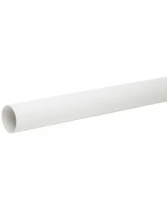68mm Round Downpipe White 5.5m