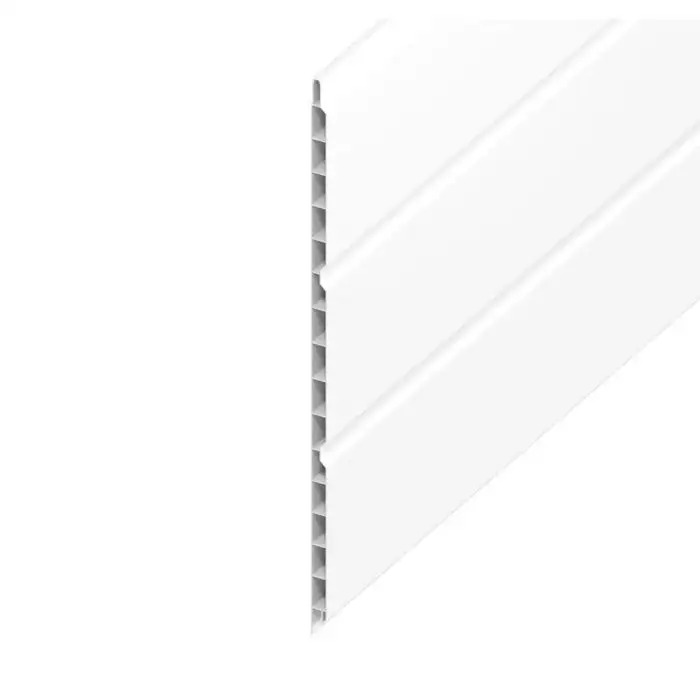 9mm Hollow Soffit Board White 300mm x 5m