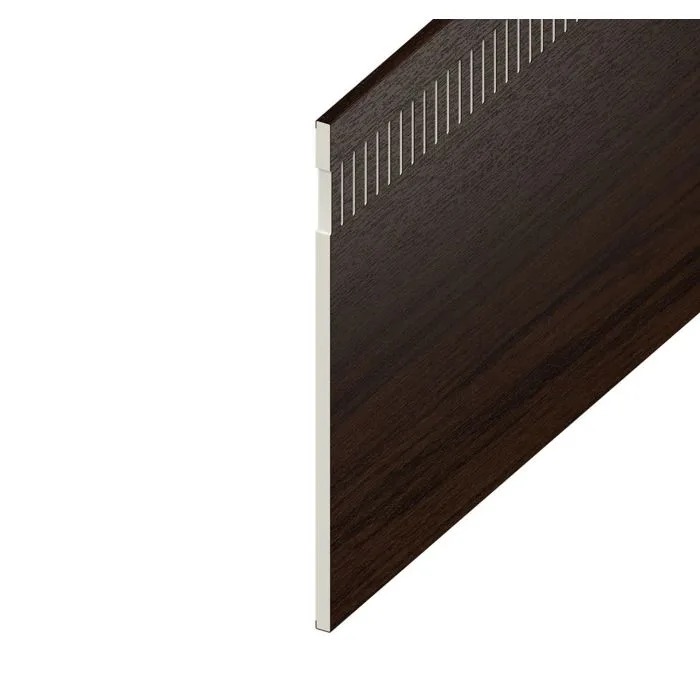 9mm Vented Eurosoffit Board Rosewood 300mm x 5m (10mm Airspace)