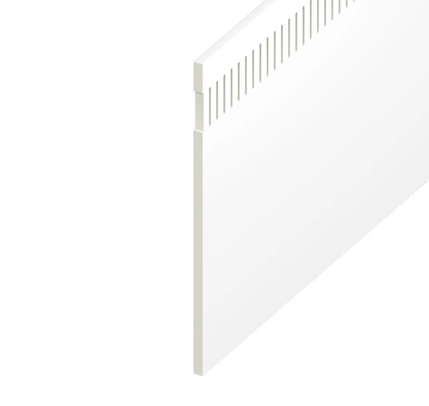 9mm Vented Eurosoffit Board White 225mm x 5m (10mm Airspace)