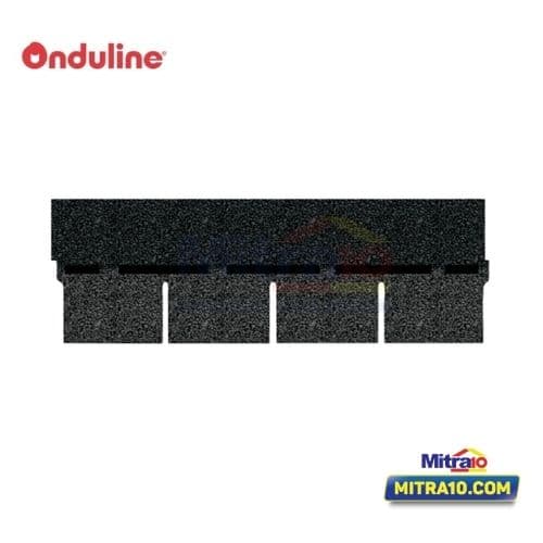 Bardoline Atap Flat Rectangular 100 × 34 cm Hitam