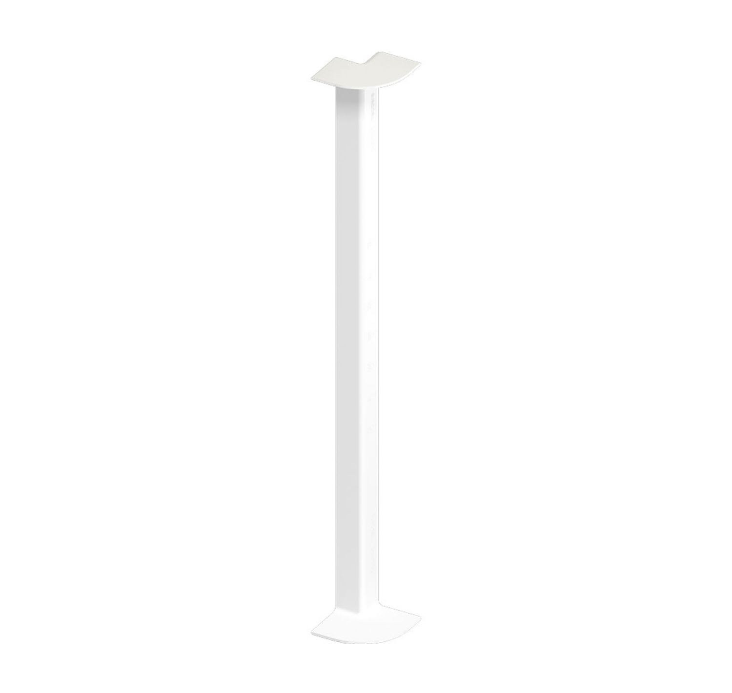 Double 90 Degree Internal Corner Trim White Ash 450mm
