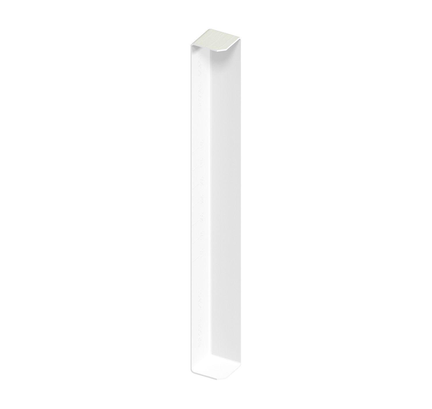 Double Corner Trim White Ash 450mm