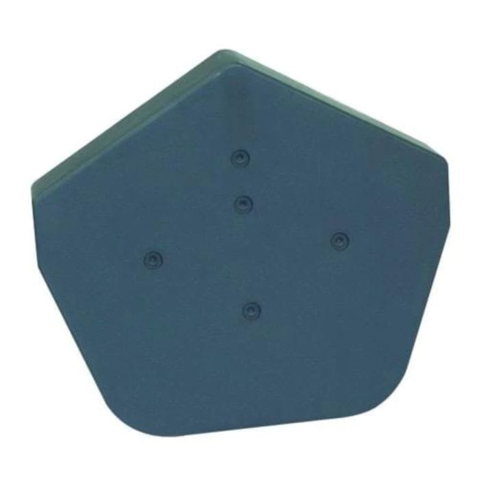 Grey Easy-Trim Angled Ridge End Cap