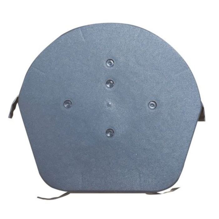 Grey Easy-Trim Easyverge Dry Verge Half Round Ridge End Cap