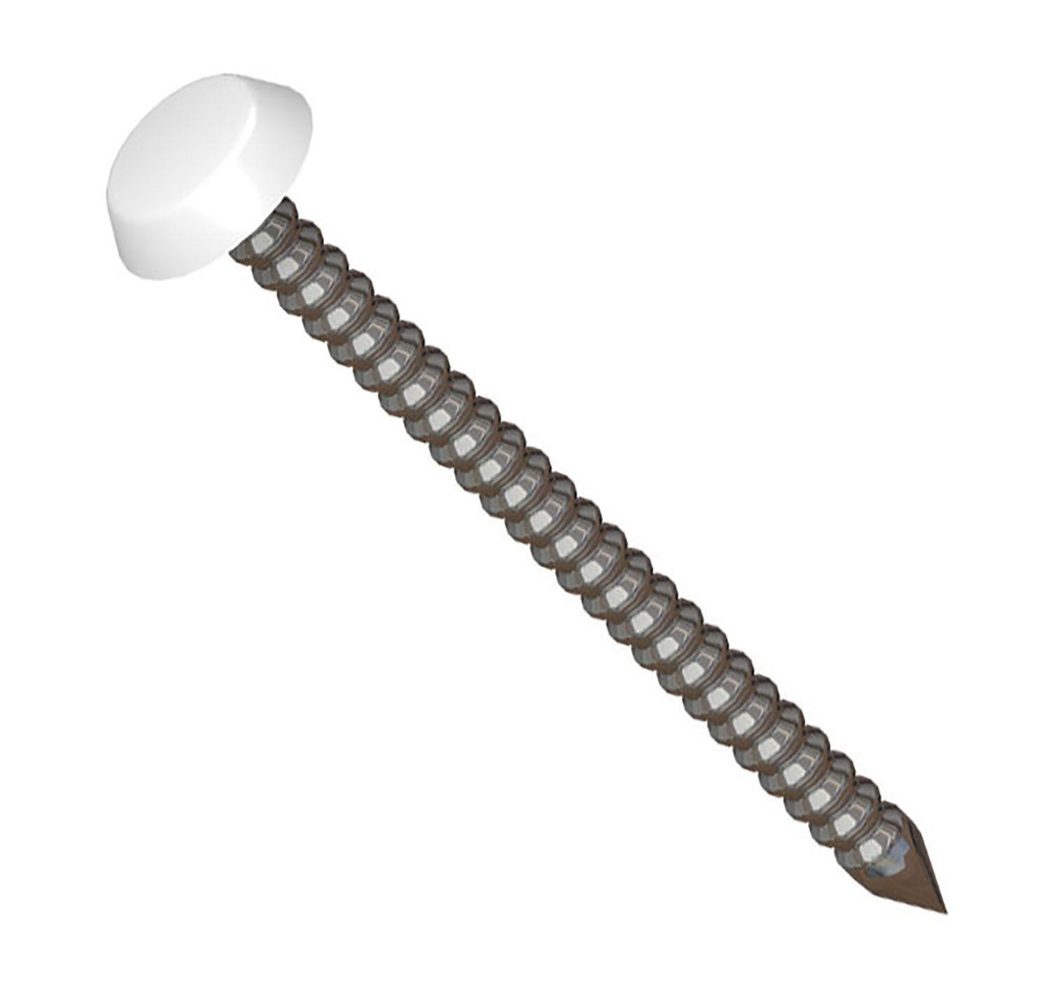 Polytop Fixing Pins White 40mm (Box of 250)