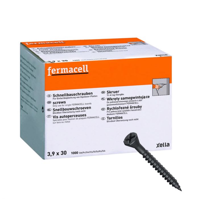 Fermacell Screws 3.9 × 30 mm (1000/Box)