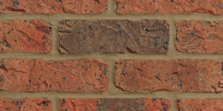 Forterra Facing Brick Farmstead Antique Brick (Pack of 504)