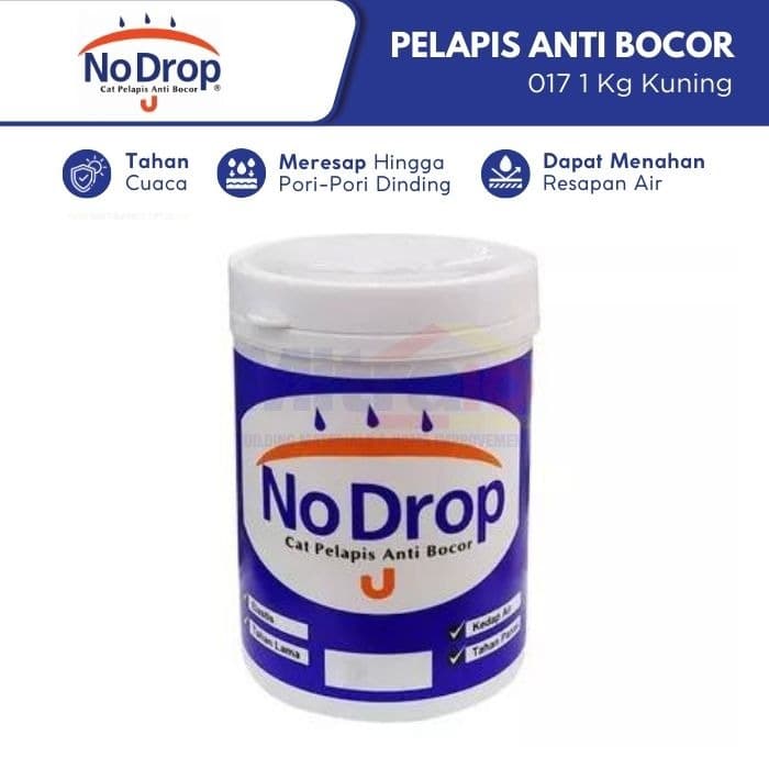 No Drop Cat Pelapis Anti Bocor 017 1 Kg Kuning