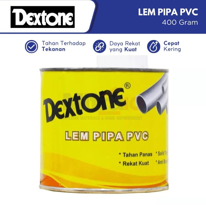 Dextone Lem Pipa Pvc 400 Gram