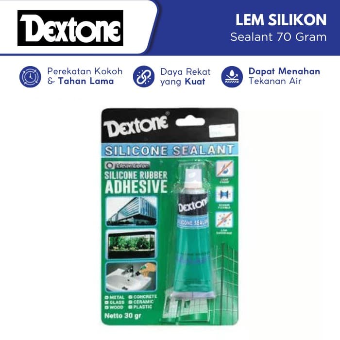 Dextone Lem Silikon Sealant 70 Gram
