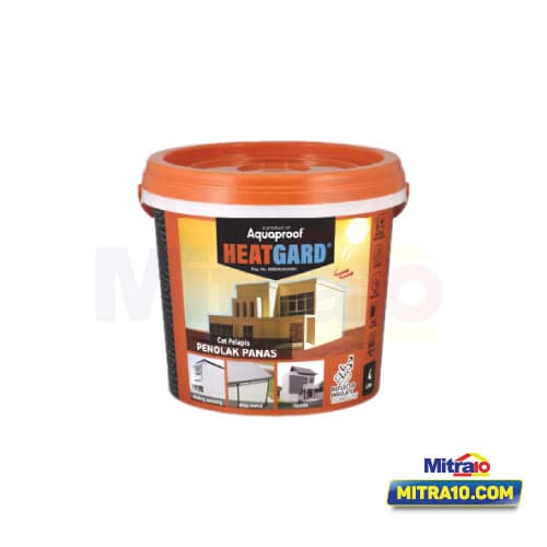 Heatgard Cat Lapisan Anti Bocor Waterproofing Cream 4 Kg
