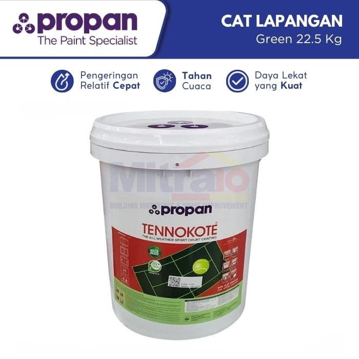 Tennokote Cat Lapangan Olahraga TNK-1000WA Green 22.5 Kg