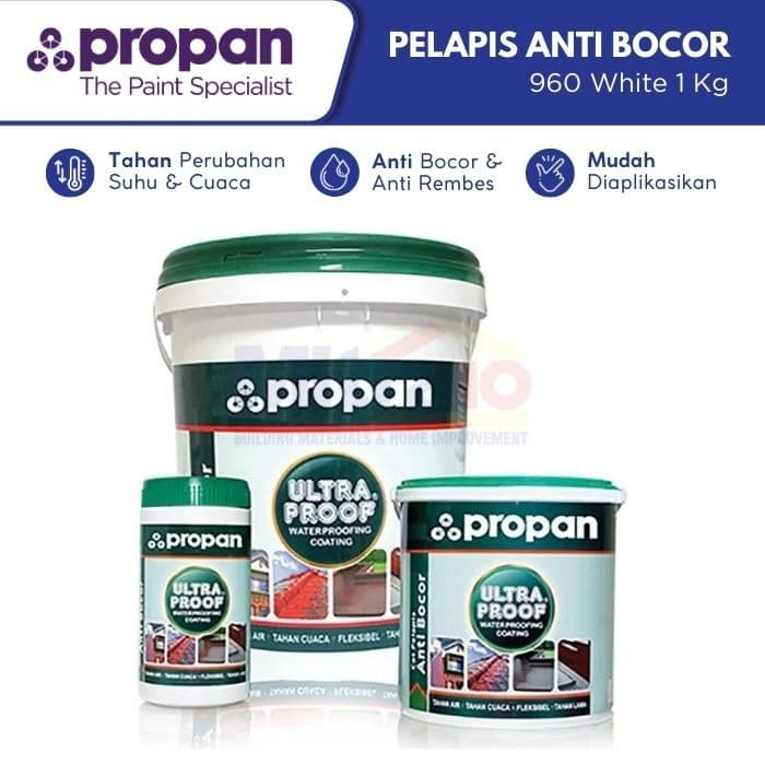 Upr Cat Pelapis Anti Bocor 960 White 1 Kg