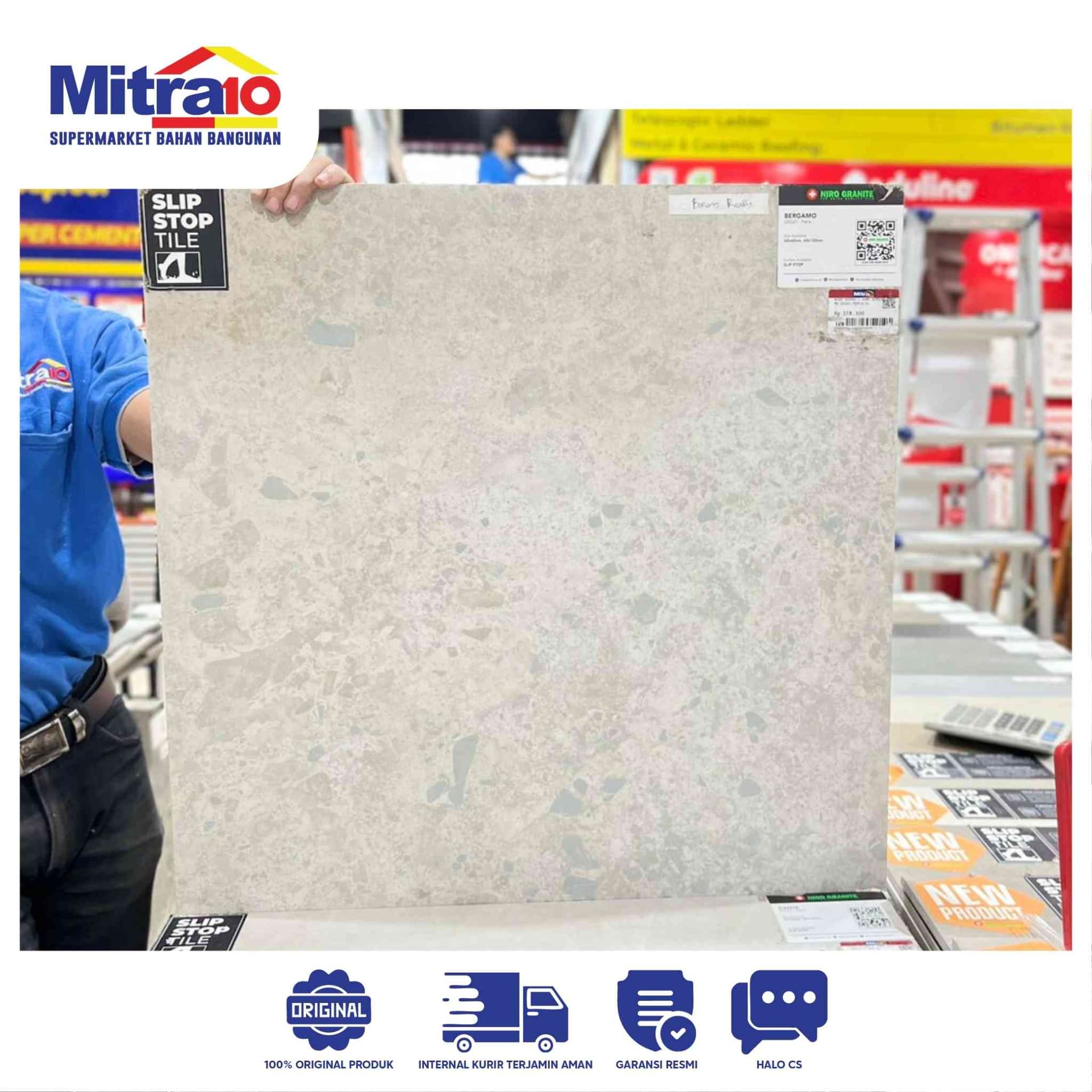 Niro Granite Bergamo GEG01 Perla 60X60/1.44M2 Slip Stop