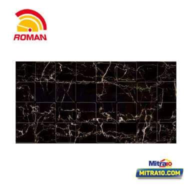 Roman Keramik Dinding Kw.1 1W63756R (D) 30x60R cm Dportono Night Hitam