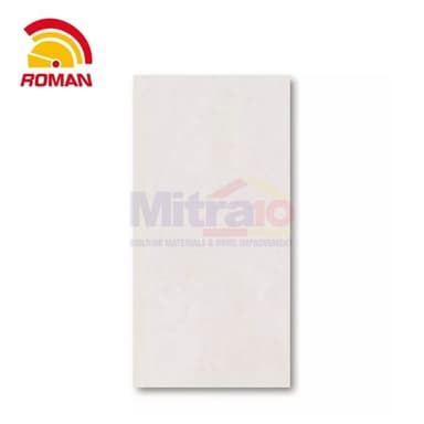 Roman Keramik Dinding Kw.1 Dartemis Beige 25 × 50 cm Putih Glossy