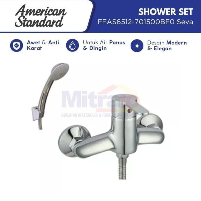 Amstad Hand Shower + Kran Air Dinding Panas Dan Dingin FFAS6512-701500BF0