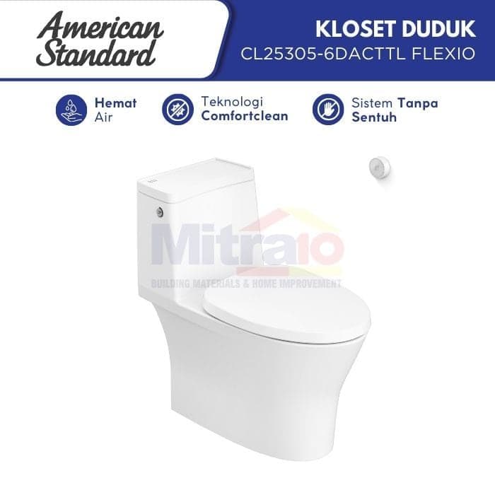 Amstad Kloset Satu Bagian CL25305-6DACTTL Flexio Putih