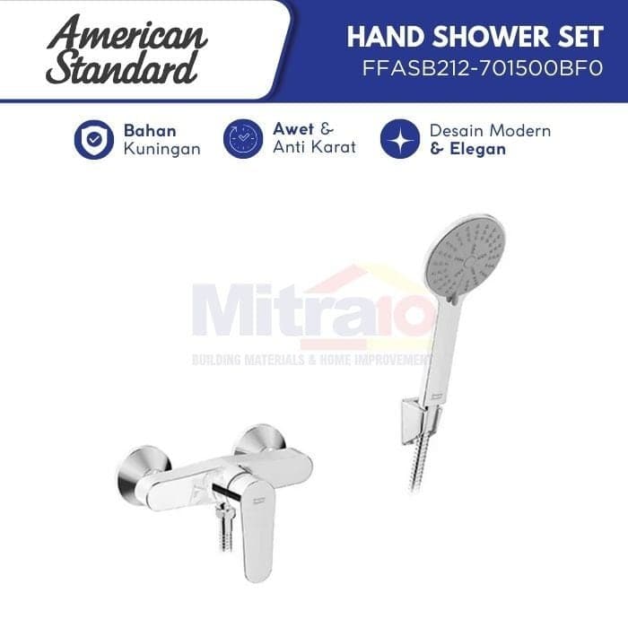 Amstad Kran Dinding + Hand Shower Air Panas Dingin