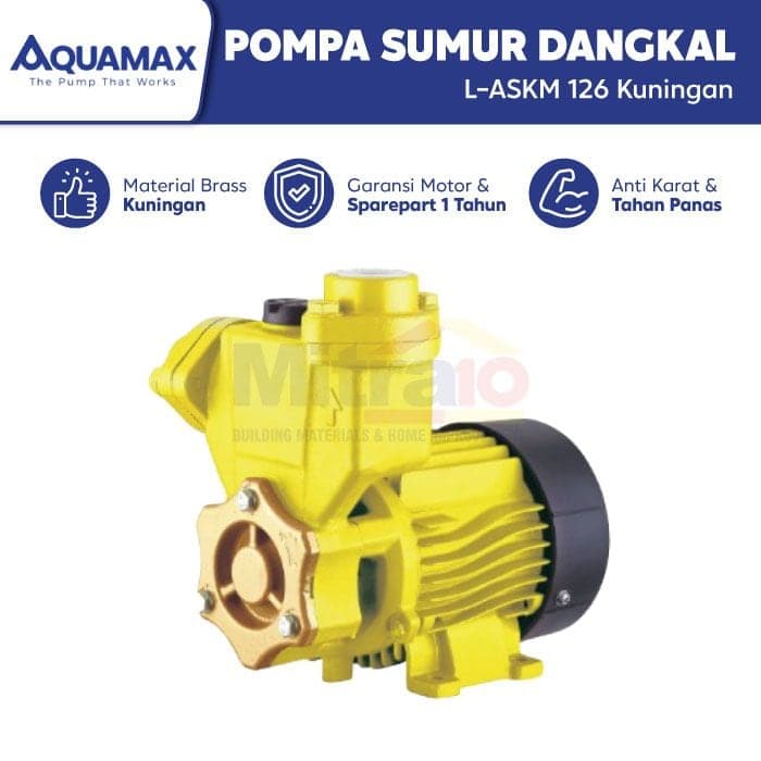 Aquamax Pompa Sumur Dangkal L-ASKM 126 Kuningan