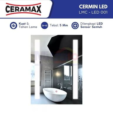 Ceramax Cermin Led Kamar Mandi Horizontal LMC - LED 001