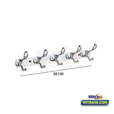 Ceramax Gantungan Baju 5 Hook XBT - 2201 SS201 Chrome