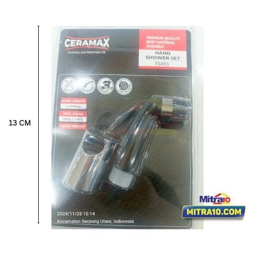 Ceramax Jet Shower Kloset FSA439 120 cm Black