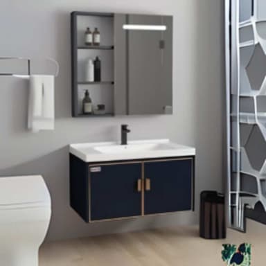 Ceramax Kabinet Aluminium SC Algol MBA12 70CM Navy (Set)