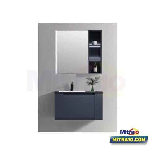 Ceramax Kabinet Kamar Mandi Lula V6061 Dark Grey 70CM Set