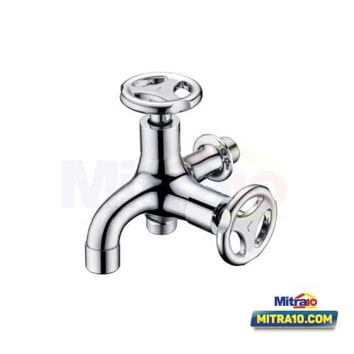 Ceramax Kran Dinding Bercabang Dua Arah Chrome Dublin FT860012
