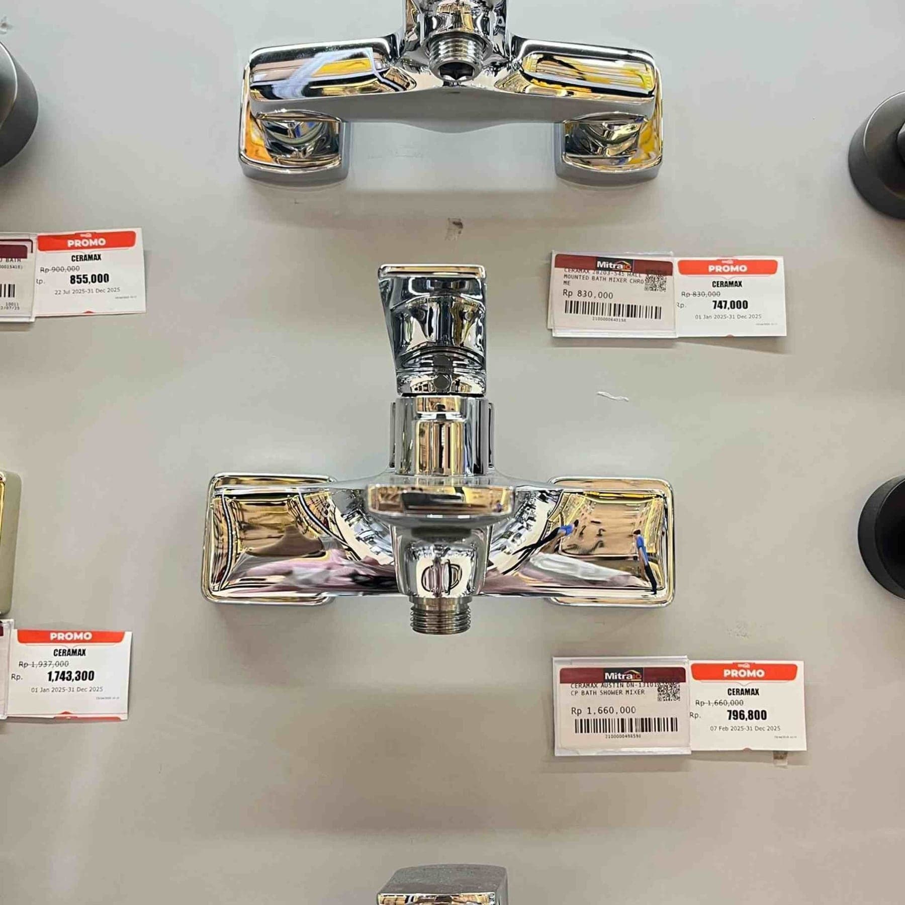 Ceramax Kran Shower Mixer Austin DN-13101CP Chrome