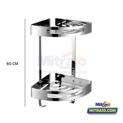Ceramax Rak Sudut 2 Susun XBT-0322-2 Satin