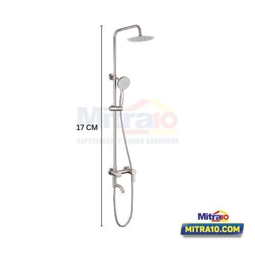 Ceramax Seri Geya Shower Tiang Kolom SPR5006 Nickle
