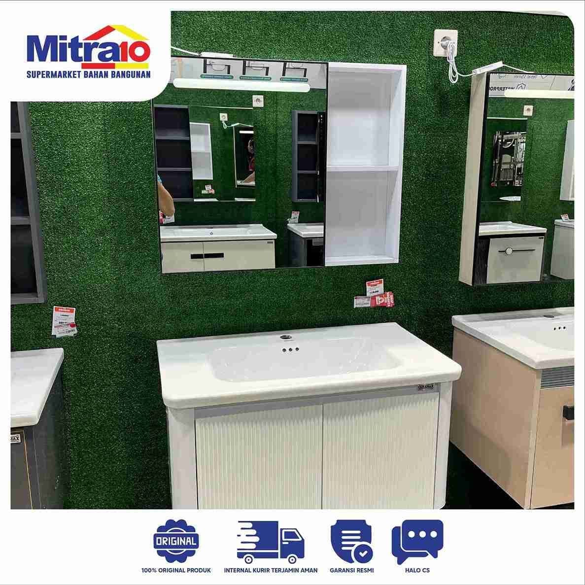 Ceramax SPC Kabinet SC Castor MBS04 70CM Putih (Set)