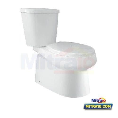 Ceramax Toilet duduk dua bagian Saint FSA0100 25 cm Putih