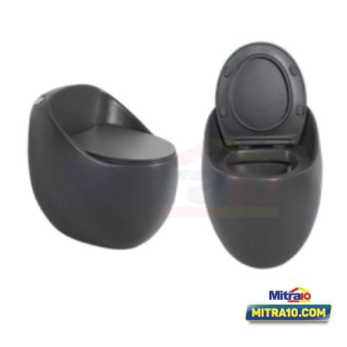 Ceramax Toilet duduk satu bagian siphonic Rhodes FSA0088 30 cm Abu