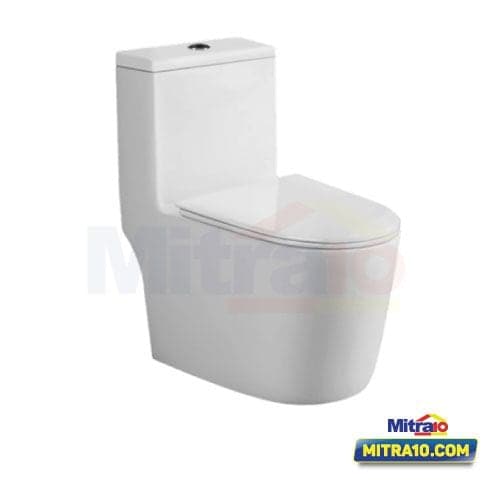 Ceramax Toilet duduk satu bagian washdown Rugen FSA0224 25 cm Putih