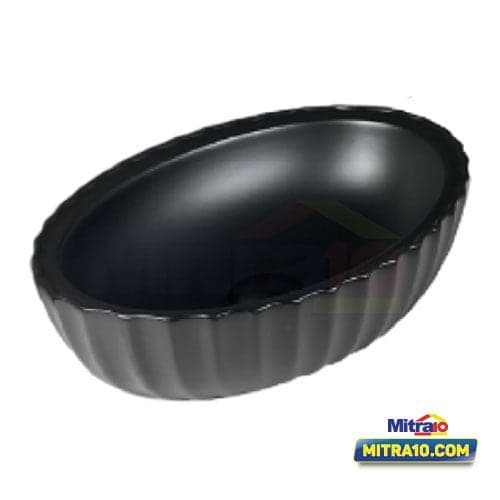 Ceramax Wastafel Atas Meja Andora H-459A ABV Hitam