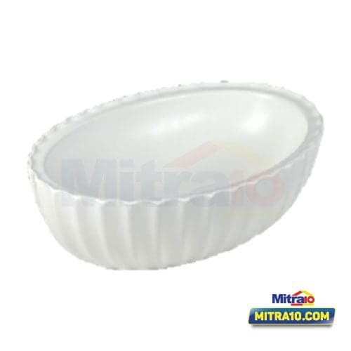 Ceramax Wastafel Atas Meja Andora H-459A Putih Matt