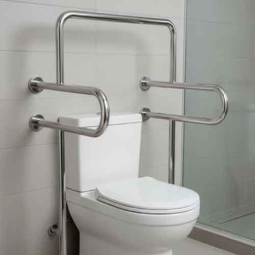 Handrail Safety Urinal Ceramax HSD-G9014 Chrome - Pegangan / Grab Bar Kamar Mandi